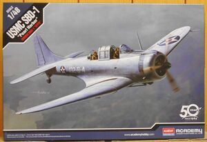 ACADEMY ★ 1/48 アメリカ海兵隊 SBD-1 ドーントレス パールハーバー