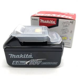 【未使用】makita マキタ 純正 BL1860B 18V 6.0Ah リチウムイオン バッテリ 急速充電対応 雪マーク付 工具