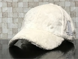 【未使用品】682QD★LANVIN SPORT ランバン・スポール ゴルフ キャップ 帽子 CAP 上品で高級感のあるホワイトの起毛素材♪《FREEサイズ》