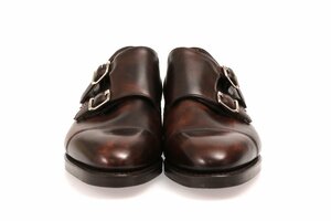 ジョンロブ ウイリアム ダブルレザーソール ブラウン サイズ7.5 約26cm Eワイズ JOHN LOBB william 228192L 2Y DARK BROWN