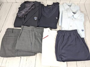 11og537/衣類■私立桐蔭学園高等学校■男子学生服 ブレザー制服 Mサイズ 上下セット+体操服【h80】