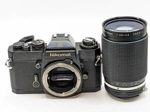 ★実用品★ ニコン Nikon Nikomat EL + Zoom-Nikkor Ai-s 35-135mm F3.5-4.5 セット #1886_65_45