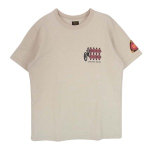 ウエストライド WEST RIDE バックプリント Ｔシャツ カットソー 半袖 ベージュ ベージュ系 38【中古】