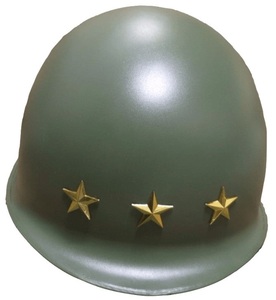 【海外発送】WW2 米軍 M1 ヘルメット 中将 星三つ アメリカ軍 複製