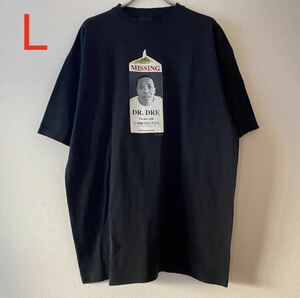 Deadstock Dr. Dre Missing Milk Up In Smoke Tour Tee L Black ドクター ドレー Tシャツ デッドストック band rap ラップT バンドT raptee