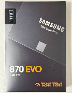 SAMSUNG 870 EVO 1TB SATA 内蔵 SSD MZ-77E1T0B/IT 正常動作品 使用頻度少なめ