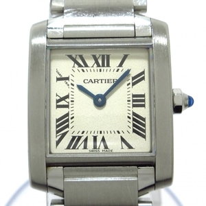 Cartier(カルティエ) 腕時計 タンクフランセーズSM W51008Q3 レディース SS アイボリー