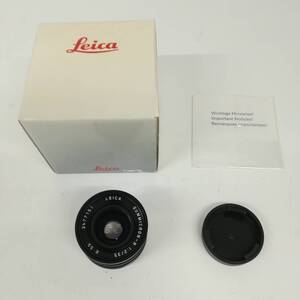 【元箱付き】Leica Summicron R 35mm f/2 ROM ライカ ズミクロン Rマウント 35mm フィルムカメラ 単焦点 レンズ J48