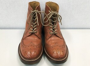 下松)Trickers トリッカーズ カントリーブーツ M7309 UK7.5インチ　ブラウン系色 S2203084 JC31B