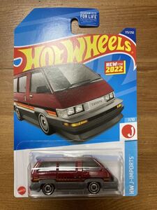 ホットウィール hot wheels HW トヨタ バン 1986 Toyota ワゴン ワンボックス トミカ、マッチボックス好きにも！ 日本語表記シール無し