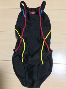 競泳水着 Speedo スピード ワンピース ハイレグタイプ　女の子用　レディース　クリーニング済　140サイズ 公式大会使用可能　FINAマーク付