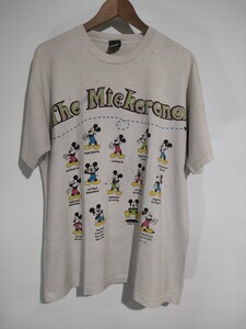 90s オールドミッキー Tシャツ Mickerena ディズニー L程度