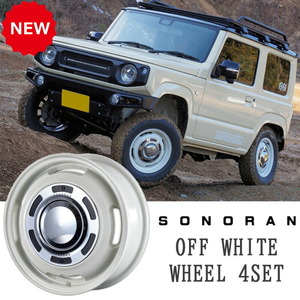 JEEP SONORAN ソノーラ 17x8.0J 5H 127 ET+38 オフホワイト ホイール 4本セット モーターファーム MOTOR-FARM 人気 カスタム パーツ