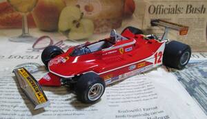 ☆激レア絶版*EXOTO*1/18*1979 Ferrari 312T4 #12 1979 South African GP*Gilles Villeneuve*フェラーリ