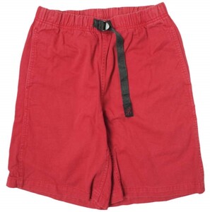 GRAMICCI グラミチ Gramicci Shorts コットンツイルクライミングショーツ 1117-56J S レッド イージー ショートパンツ ボトムス g12252