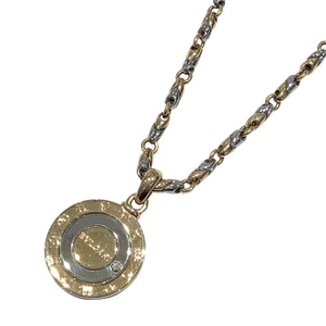 ブルガリ BVLGARI ホロスコープネックレス K18YG/SS ジュエリー 中古