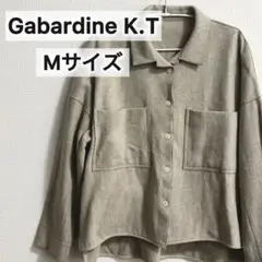 GabardineK.T コムサ　シャツジャケット　メルトン　ウール　ジャケット