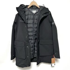 XL/2XL マムート 3way 取り外せる インナー ダウン 防水 ロゼグ 3 イン 1 ハードシェル コート MAMMUT Roseg 3in1 HS Coat ジャケット 刺繍