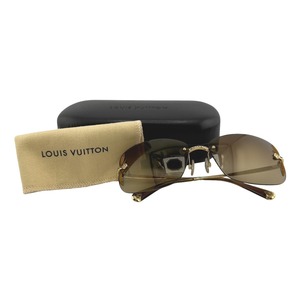 ルイヴィトン サングラス Z0640U リリーストラス 62□15 サングラス LOUIS VUITTON ゴールド ユニセックス 中古