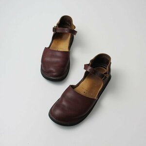 AURORA SHOES オーロラシューズ NEW CHINESE ニュー チャイニーズ ストラップシューズ 6C/ブラウン系 エンジ【2400013303002】