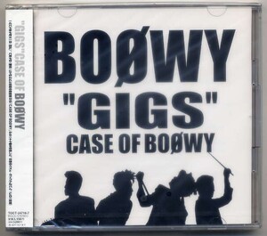 ☆BOOWY 「GIGS CASE OF BOOWY」 2CD 新品 未開封