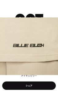 新品送料込 ナイキ ビリーアイリッシュ Tシャツ M NIKE × Billie Eilish Tシャツ M