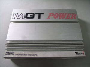 MGT　POWER　トルネード　　PTR-2400 2ch　ハイカレントアンプ　MAX1150W