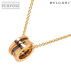 ブルガリ BVLGARI ビーゼロワン レジェンド ネックレス 45cm ブラック セラミック K18 PG 750 B-zero1 Necklace 90247980