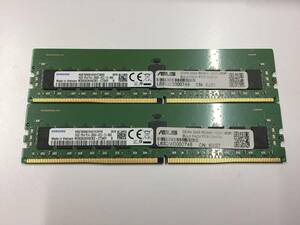 B2233)SAMSUNG 16GB 1Rx4 PC4-2666V 中古動作品2枚セット=32GB