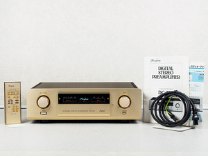 比類なき透明感！ Accuphase アキュフェーズ DC-300 デジタル プリアンプ メーカーメンテ済み! オプションボード AI-B1 AO-B1付き! アンプ 