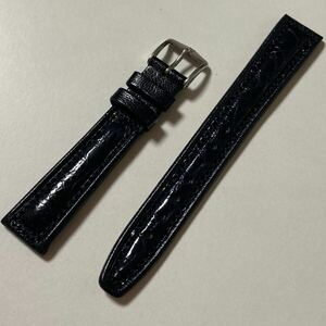 HIRSCH ヒルシュ 16mm クロコ 時計ベルト CLASSIC CERTIFIED CROCO ダークネイビー 未使用