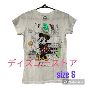 [1円スタート] ディズニーストア tシャツ レディース トップス 白 ホワイト 匿名配送