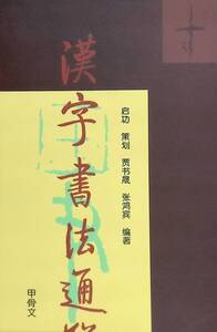 漢字書法通解・甲骨文 賈書晟 張鴻賓 文物出版社　YB240917S1