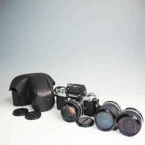 【ジャンク】Nikon ニコン F2 フォトミック フィルムカメラ NIKKOR 50mm 1:1.4 28mm 1:3.5 ZOOM NIKKOR 43-86mm 1:3.5 レンズ K5777