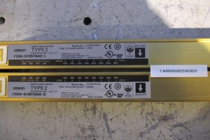 新古 OMRON SAFETY LIGHT CURTAIN TYPE2 F3SN-B1057N40-L/F3SN-B1057N40-D (FARR60820A003)