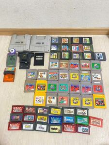  任天堂 ゲームソフト GAME BOY 63枚まとめて売る