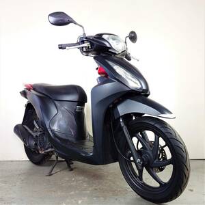 【HONDA DIO110 ディオ JF58】始動確認済み 書類付 原付二種 インジェクション マットブラック×レッド（リード PCX JF31【埼玉/熊谷】P847