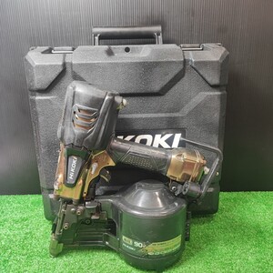 【中古品】★ハイコーキ(HIKOKI ※旧:日立工機) 高圧エア釘打ち機 NV90HR2(N)