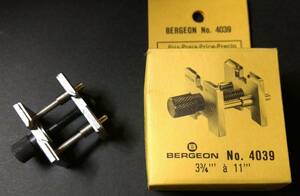 Bergeon●ベルジョン 機械台 ムーブメントホルダー 4039 美品●