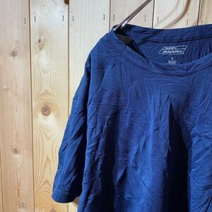 【KY451】Dickies 半袖Tシャツ ネイビー メンズ M ポス