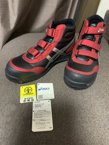 asics（アシックス）　ウィンジョブ53S　FIS53S-9023（ブラックｘレッド）限定カラー 激レア 26.5cm 新品未使用 2013年限定カラー