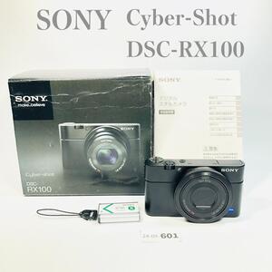 【完動品・状態良好品】SONY Cyber-shot DSC-RX100 デジカメ ソニー サイバーショット ブラック コンパクトカメラ 09-601