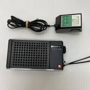 SONY ソニー トランジスタラジオ 2バンド AM FM アダプタ付き レトロ 当時物 動作品 現状品