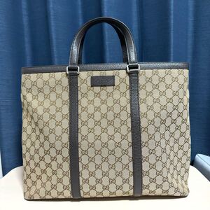 GUCCI グッチ ハンドバッグ ビジネスバッグ GG キャンバス