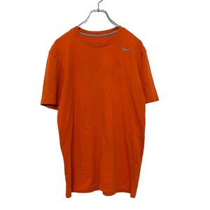 NIKE DRI-FIT 半袖 プリント ロゴTシャツ Sサイズ ナイキ スポーツ オレンジ 古着卸 アメリカ仕入 a506-6104