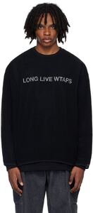 正規品　wtaps ghill ls llw black 02 ロンT カットソー 長袖Tシャツ　クロスボーン　sign academy ioca chief