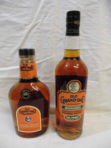 OLD GRAND-DAD　☆　バーボンウイスキー　☆　750ml　☆　40°　☆　50°　☆　2本セット　☆　未開封品　☆　自宅保管品　☆