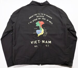 TAILOR TOYO (テーラー東洋) VIETNAM JACKET - VIETNAM MAP - / ベトナムジャケット エイジング加工 TT15023 美品 size L / ベトジャン