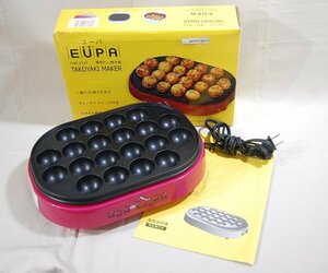 ユーパ EUPA■電気たこ焼き器 TSK-2131 2003年製　フッ素加工プレート　通電確認済み ※MR4313010