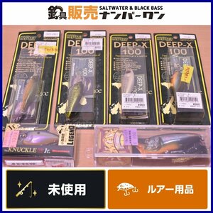 【未使用品☆人気モデル】メガバス バスルアー 6個セット ディープX 100 ナックル LD Jr. POP MAX MEGABASS DEEP-X ブラックバス CKN